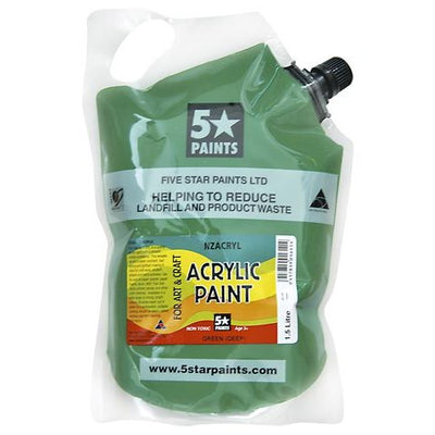 Green Deep 1.5L - Acrylic Paint Pouch (NZACRYL)