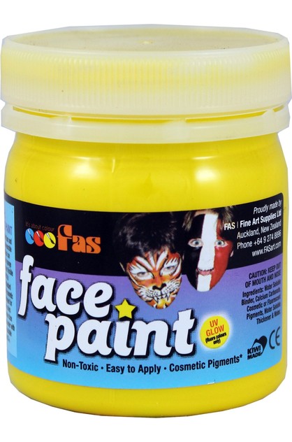 Deep Yellow 120mL - FAS Face Paints