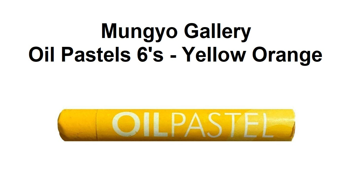 Mungyo Gallery Oil Pastels - Yellow Orange 6's