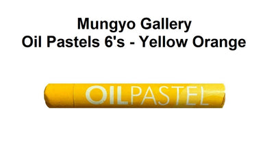 Mungyo Gallery Oil Pastels - Yellow Orange 6's