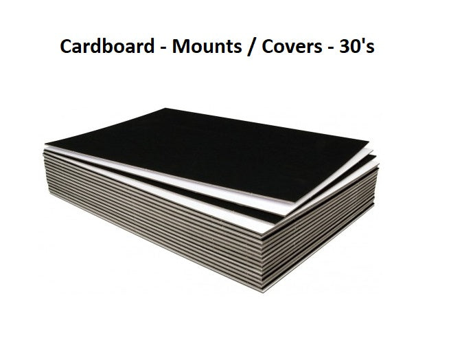 Cardboard - Mounts / Covers - 30's