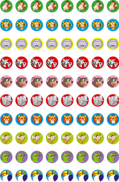 Zoo - Dynamic Merit Stickers (Pack of 800)
