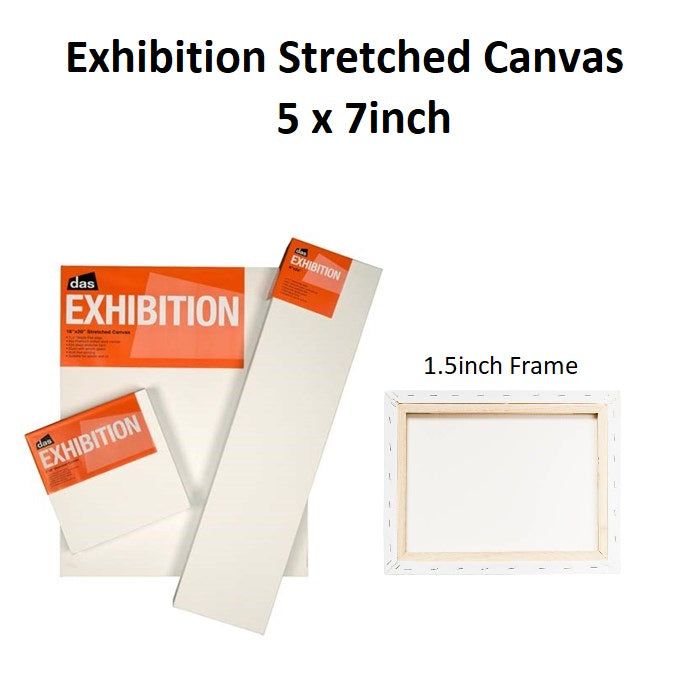 5 x 7 inch - Exhibition Stretched Canvas 1.5 inch