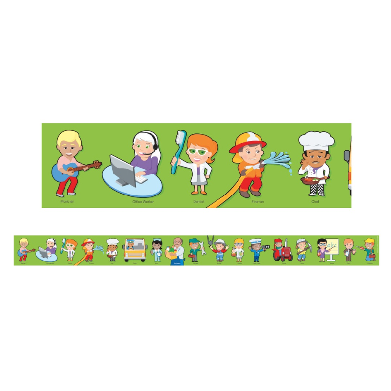 Workers in Our Community - Large Borders (Pack of 12)