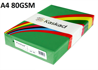 A4 Woodpecker Green - Kaskad 80gsm 500 Sheets