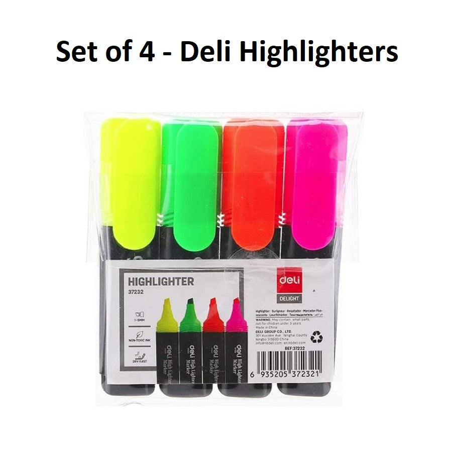 Set of 4 - Deli Highlighters