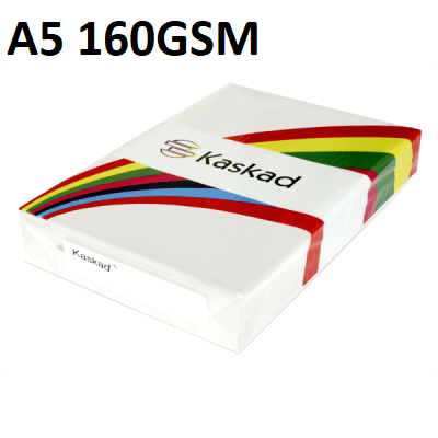 White - A5 160gsm 250pk