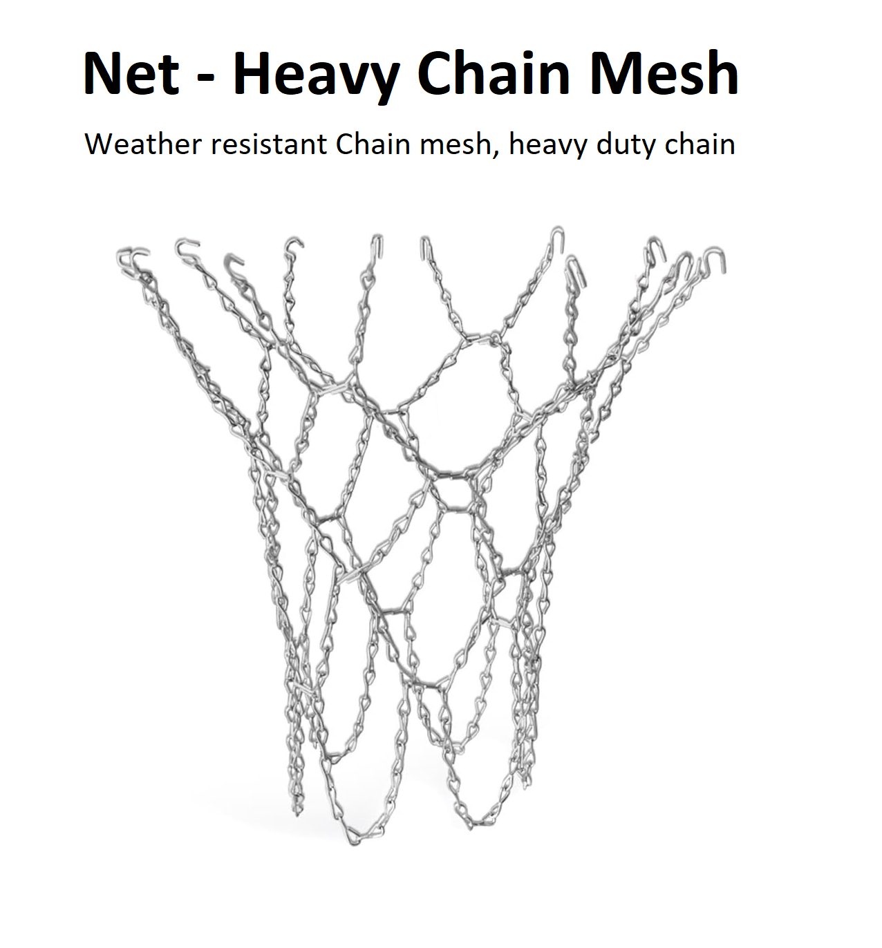 Basketball/Netball Net - Heavy Chain Mesh