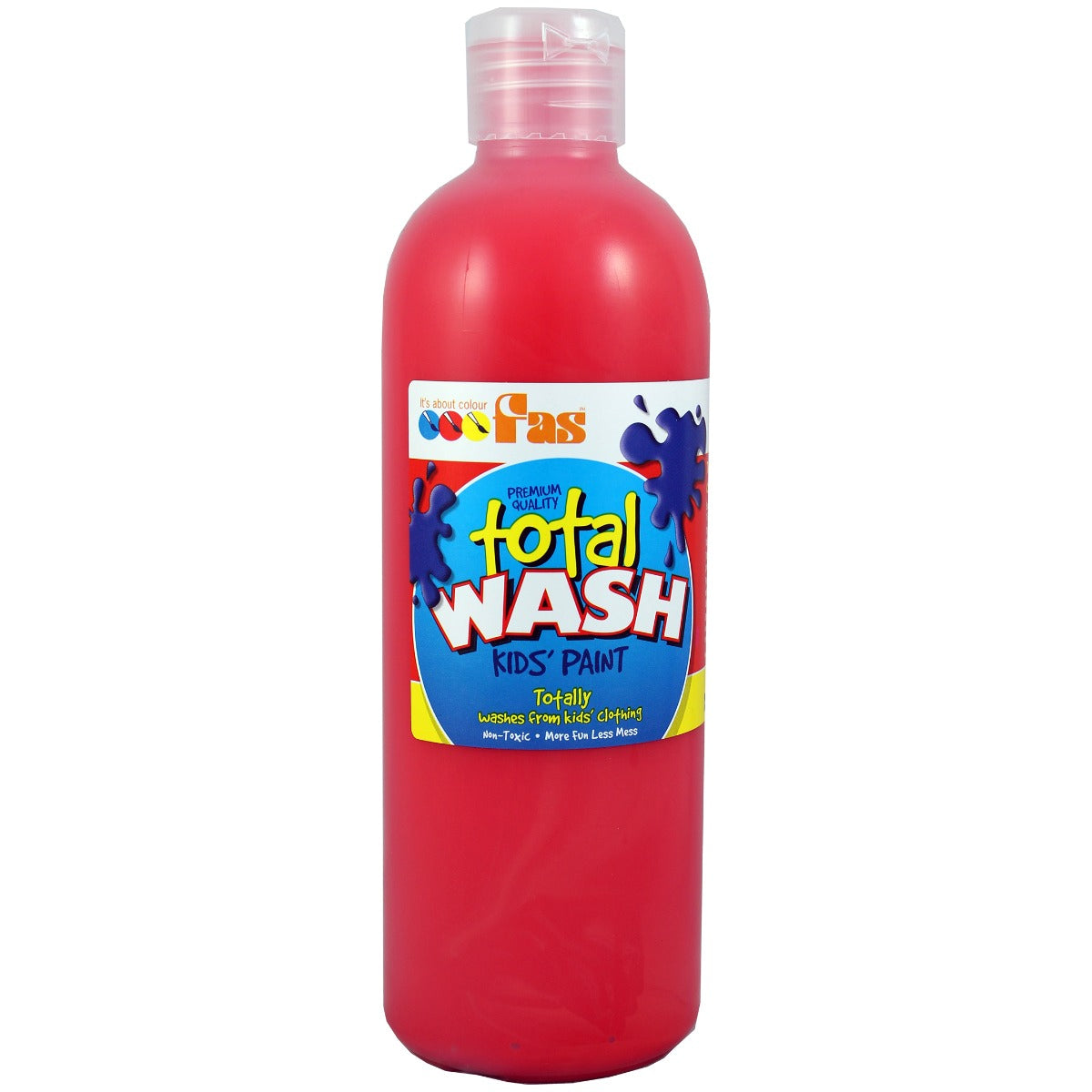 Warm Red 500mL - Total Wash Kids Paint