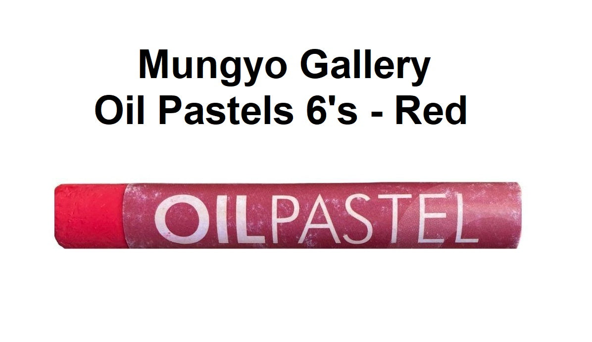 Mungyo Gallery Oil Pastels - Red 6's