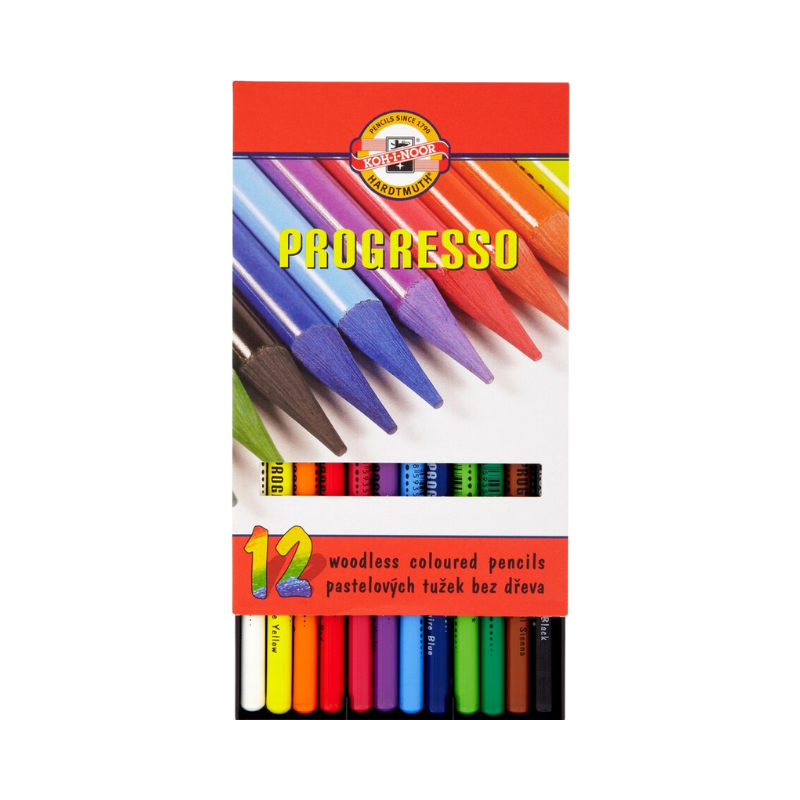 Woodless Graphite Colour Pencils - 12's