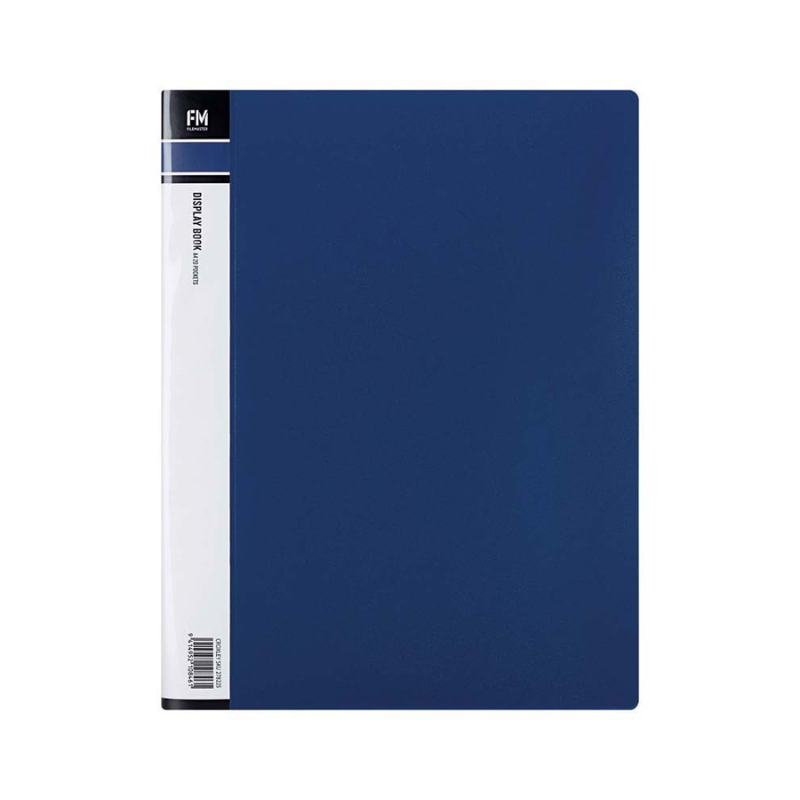 Blue  - A4 Clearfile 20 Page
