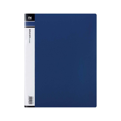 Blue  - A4 Clearfile 20 Page