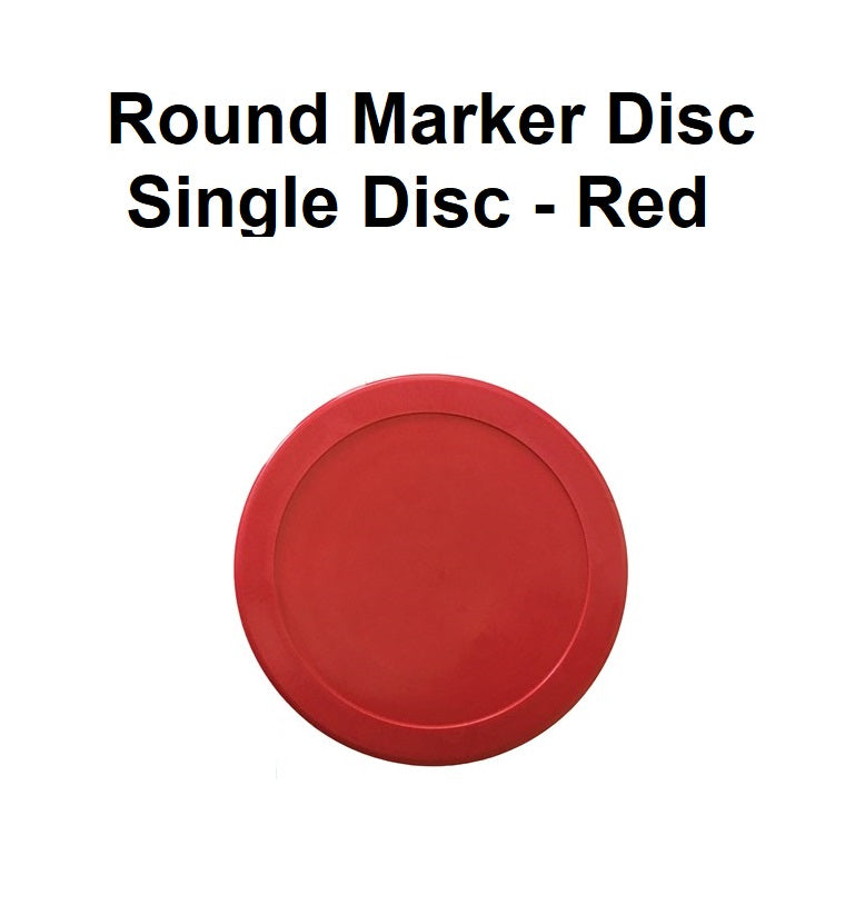 Round Marker Disc - Single Disc - Red