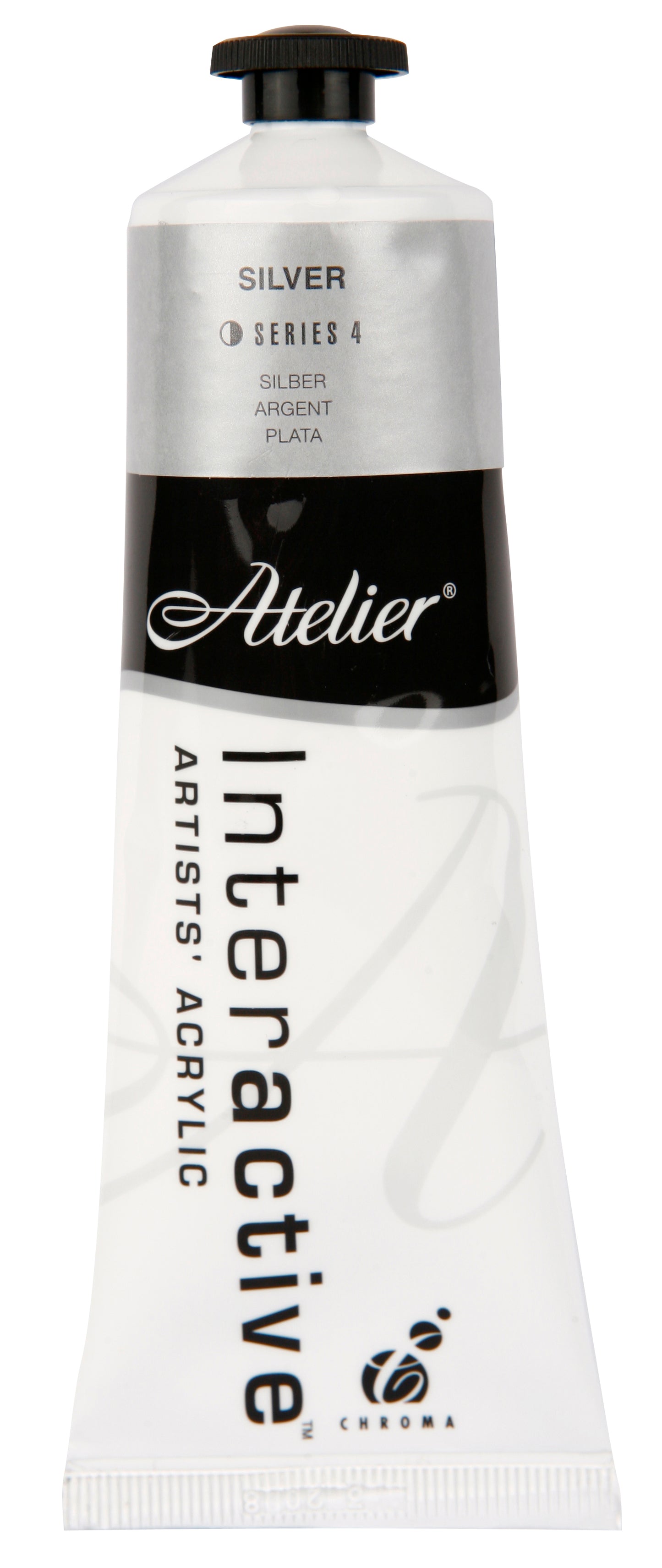 Silver 80ml - Atelier Acrylic Paint S4