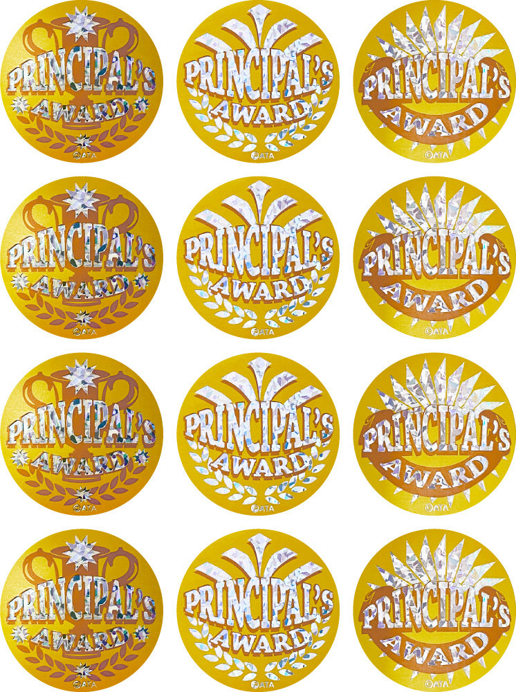 Principal's Award - Gold - Merit Stickers (Pack of 300)