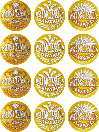 Principal's Award - Gold - Merit Stickers (Pack of 300)