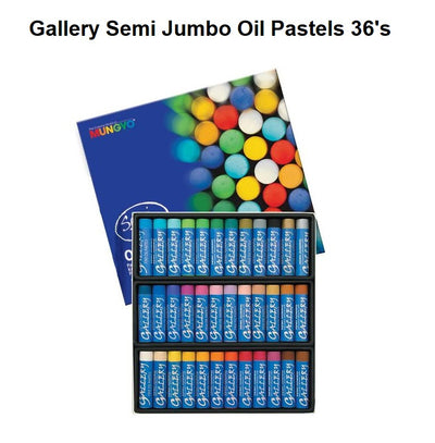 Mungyo Gallery Oil Pastels - Semi Jumbo 36's
