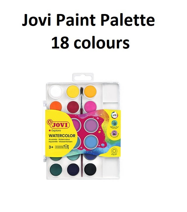 Jovi Watercolours - Set of 18
