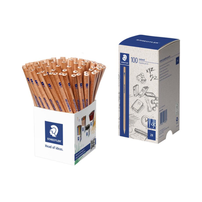 Staedtler Natural Pencils - 2B (Cup of 100)