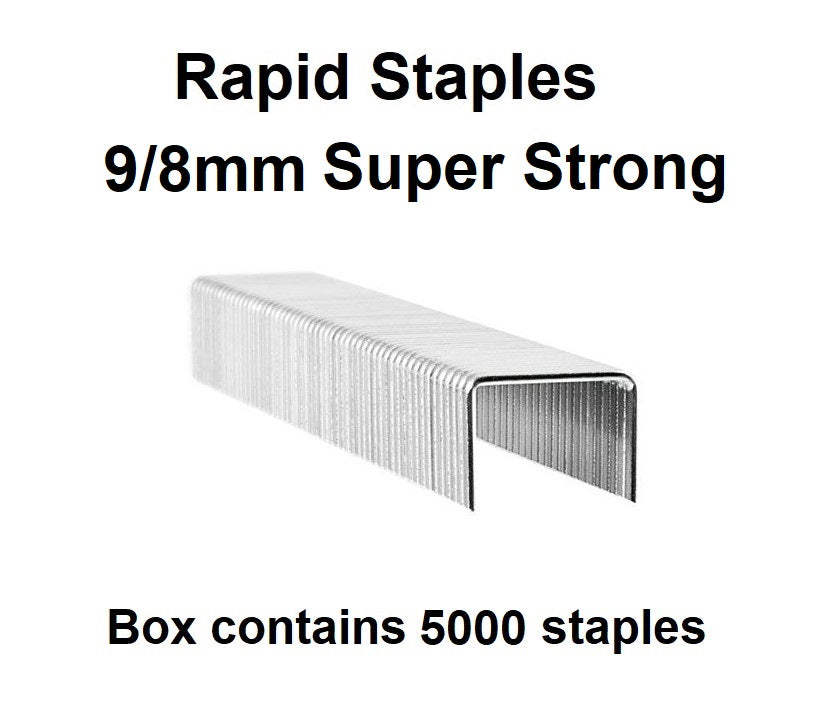 Staples - 9/8mm - Box of 5000