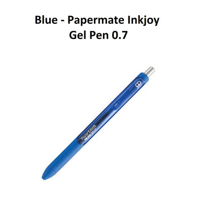 Blue - Papermate Inkjoy Gel Pen 0.7