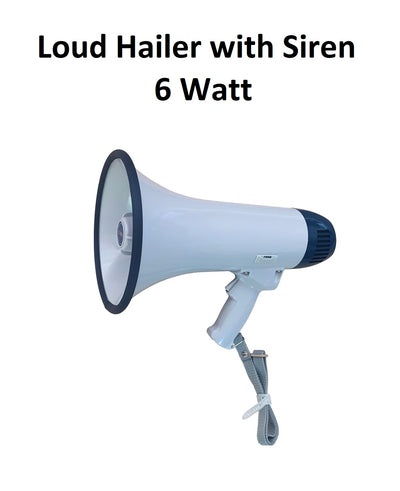 Loud Hailers (Megaphone) - 6 Watt