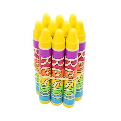 Retsol Soft Wax Crayon - Yellow 10's