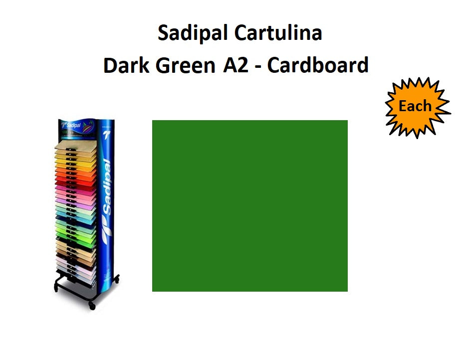 A2 - Cardboard - Single Sheets - Dark Green