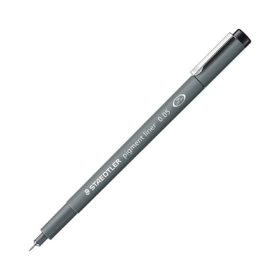 Black 0.05mm - Staedtler Pigment Liner Pen