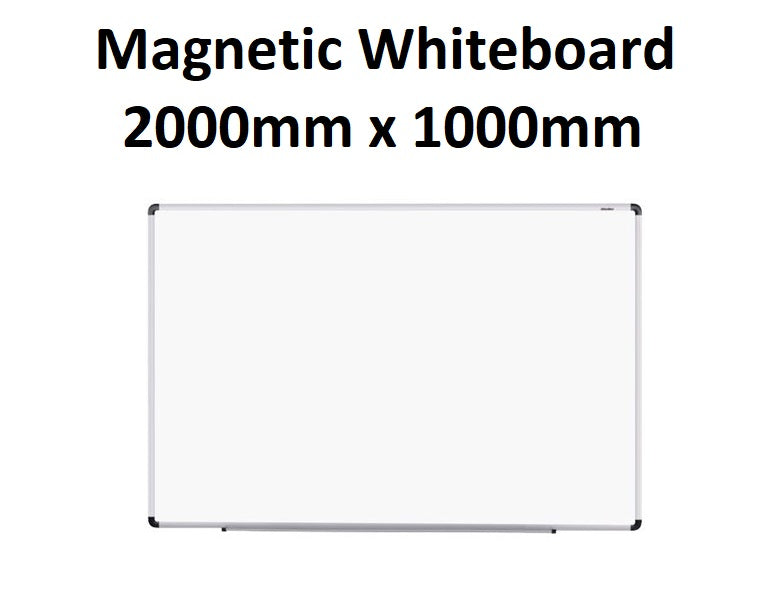 Magnetic Whiteboard - 1000 x 2000mm