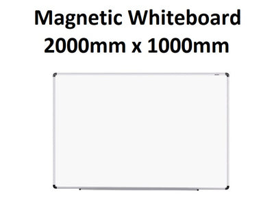 Magnetic Whiteboard - 1000 x 2000mm