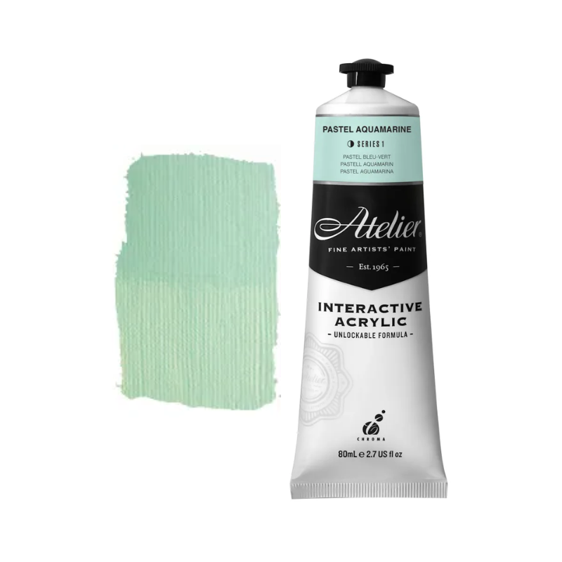 Pastel Aquamarine 80ml - Atelier Acrylic Paint S1