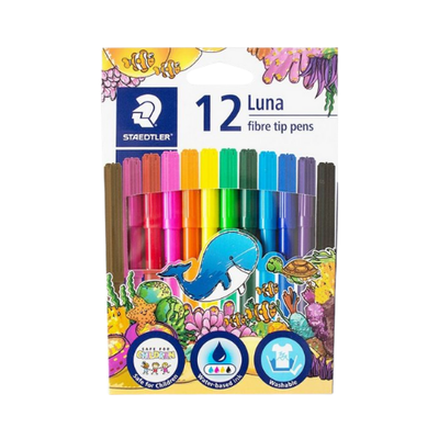 Staedtler Luna Felt Tip Markers -  Pack of 12