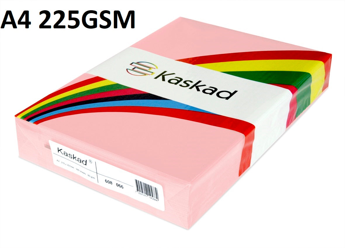 A4 Flamingo Pink - Kaskad 225gsm 100 sheets