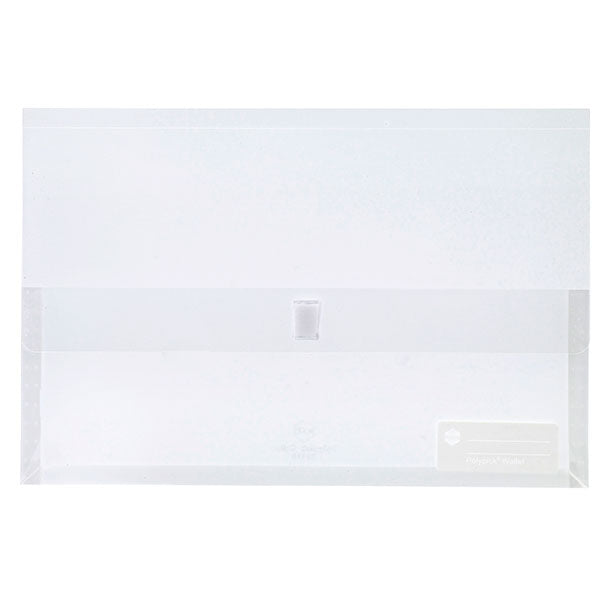 Polypick Document Wallet - Foolscap - Clear