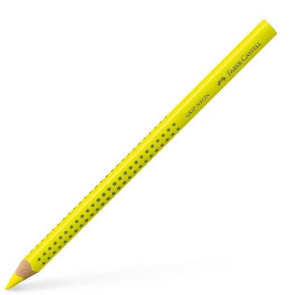 Faber Castell Jumbo Grip Neon dry-textliner - Yellow