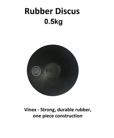 Rubber Discus - 0.5kg