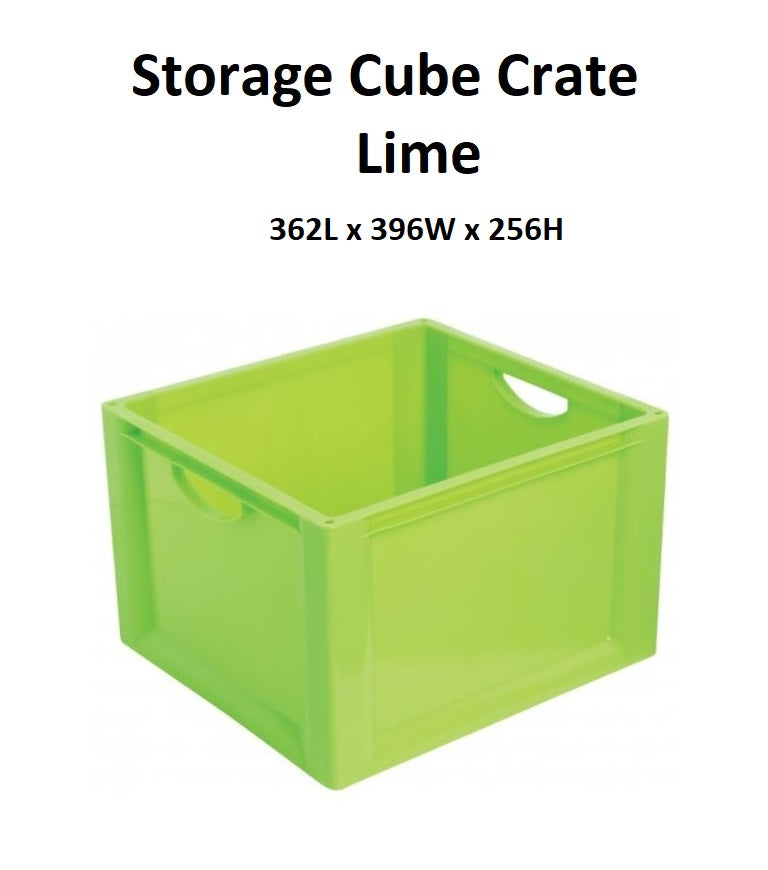 Lime - Storage Cube Crate