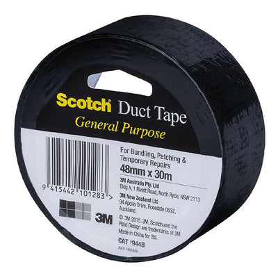 Duct Tape - Black - 48mm x 30m