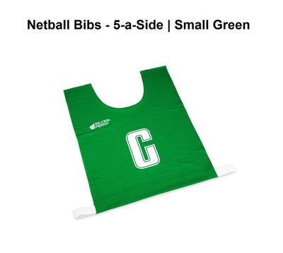 Netball Bibs - 5-a-Side | Small Green
