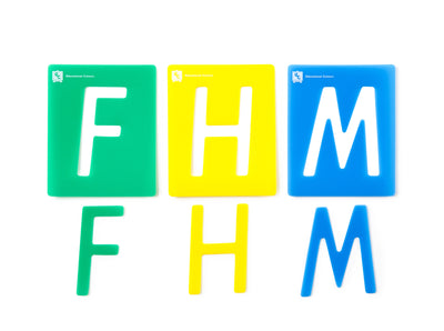 Dual Stencils - Upper Case Alphabet