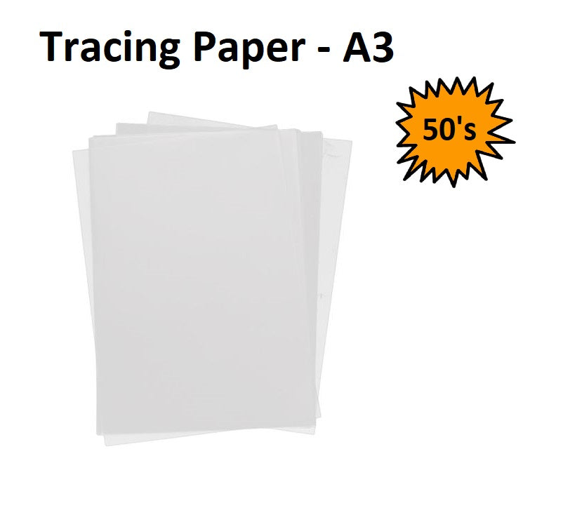 Tracing Paper - A3 / 50 Sheet Pack