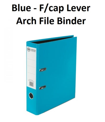 Blue - Foolscap Lever Arch File