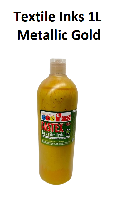Metallic Gold 1L - FAStex Textile Inks