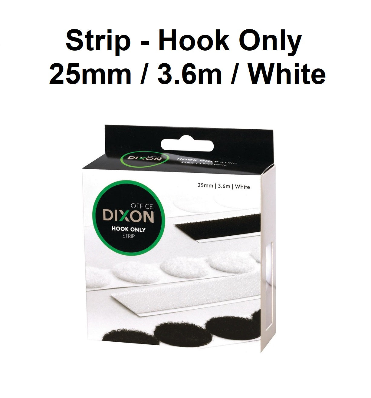 Hook Only - Strip - 25mm x 3.6m