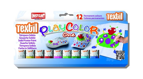 Playcolor One Paint Sticks - Textile 12's