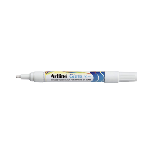 White 4mm - Artline Glass Marker