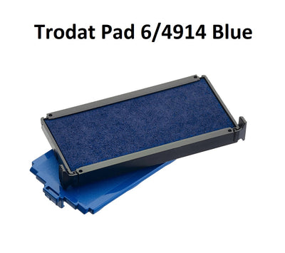 Blue - Trodat 4914 Ink Pad Refill