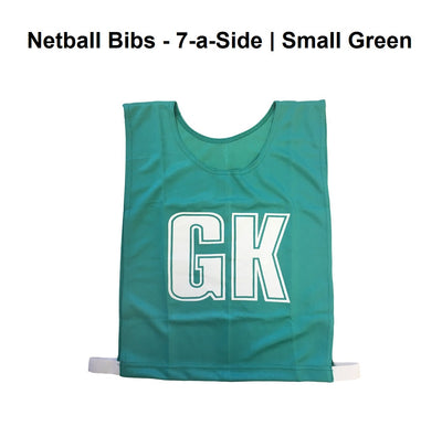 Netball Bibs - 7-a-Side | Small Green